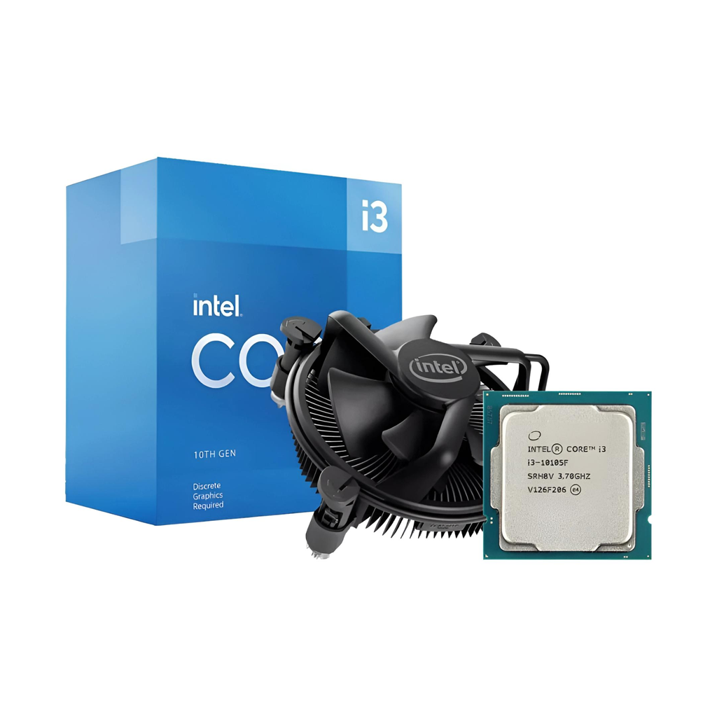 未開封3個 intel CPU Core i3 10105F LGA1200 Intel Core i3-10100F / Up to 3.6GHz / 4 Cores 8 Threads