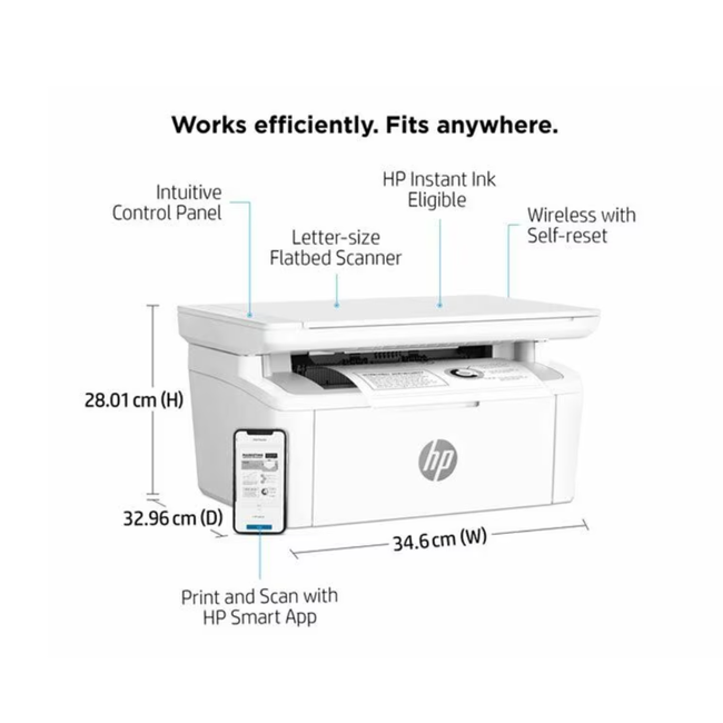 HP LaserJet M141w WLS Multifunction Monochrome