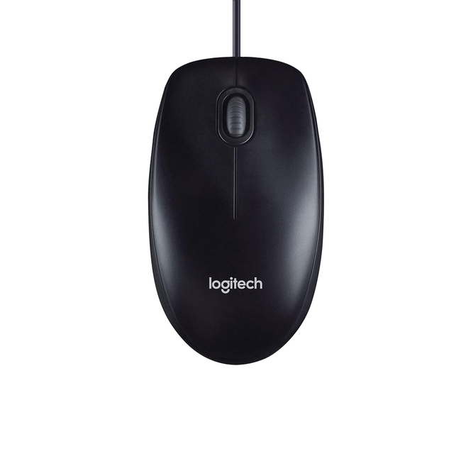 Logitech M90 USB Optical Mouse Black
