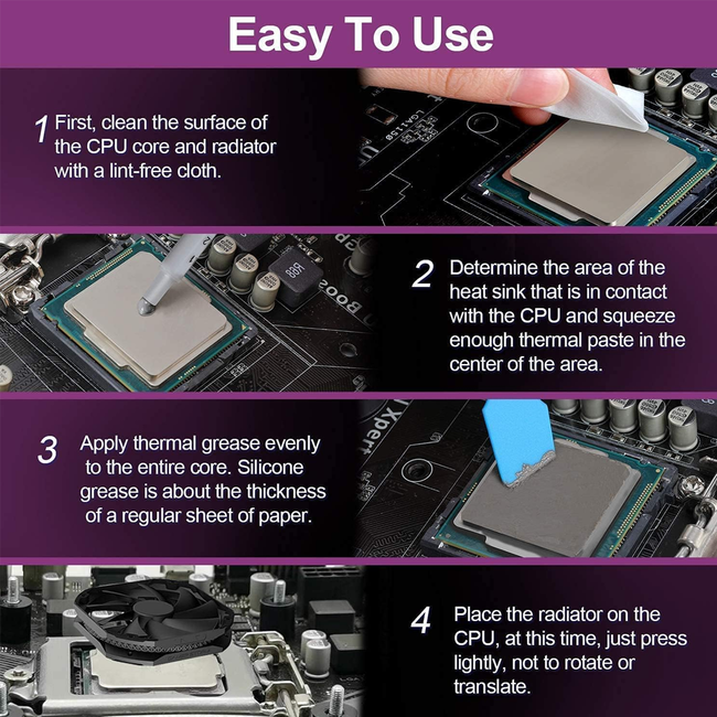 HY510 CPU Thermal heatsink Paste Silicone Grease
