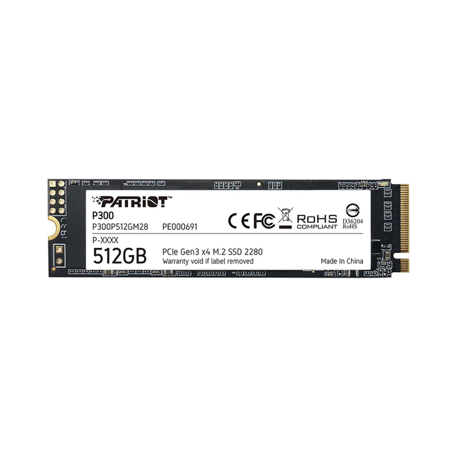 Patriot P300 M.2 PCIe Gen 3 x4 512GB SSD