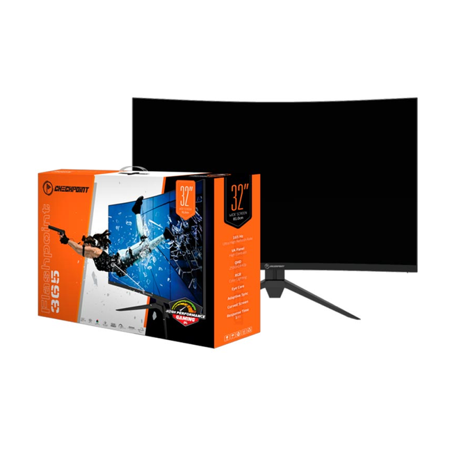 Checkpoint 32" Gaming Monitor 180Hz HDMI x 2, DP x 2, 1440p