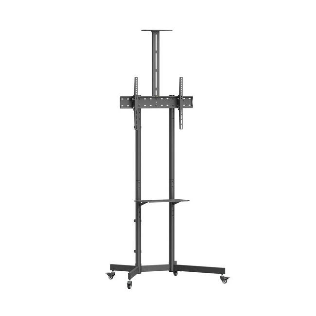 Argom 37" to 70" Mobile TV Stand With Shelves