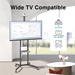 Argom Argom 37" to 70" Mobile TV Stand With Shelves