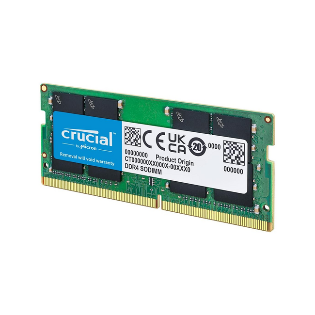 Crucial 8GB 3200MHz DDR4 SODIMM Laptop RAM