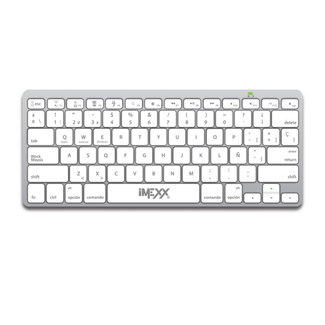 IMEXX IMEXX Keyboard BT White & Silver Win/Android/IOS IME-24854EN