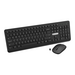 UNNO UNNO Keyboard & Mouse Combo Klass Wireless English - KB6747BK