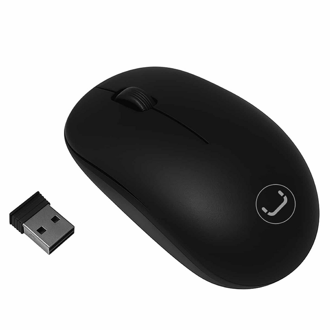 UNNO Mouse Curve Wireless - Black - MS6526BK