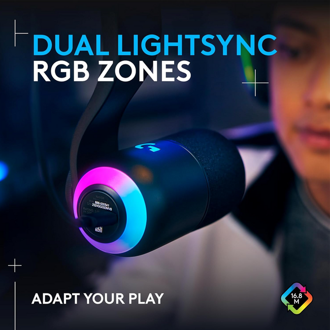 Logitech Gaming Yeti GX RGB with LIGHTSYNC USB Microphone 988-000568