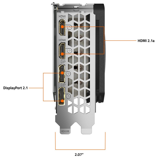 Gigabyte Radeon RX 7600XT Gaming 16GB Graphics Card