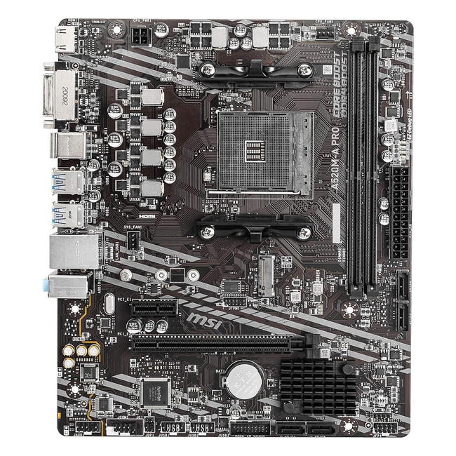 MSI Motherboard A520M-A PRO AM4 DDR 4