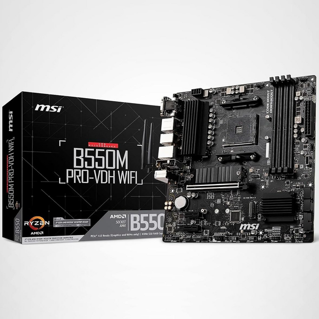 MSI Motherboard B550M Pro-VDH WiFi AM4 911-7C95-081
