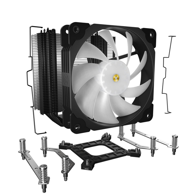 Vetroo V5 ARGB CPU Heatsink & Fan 120mm for Intel LGA 1851/1700/1200/115X AMD AM5/AM4