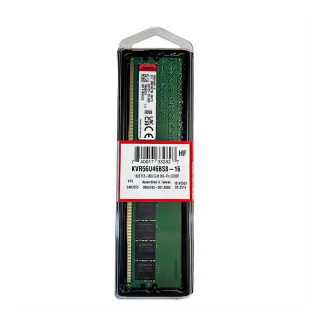 Kingston 16GB DDR5 PC5-5600 KVR56U46BS8-16