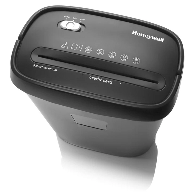 Honeywell Paper Shredder 9-Sheet Cross-Cut 4Gal