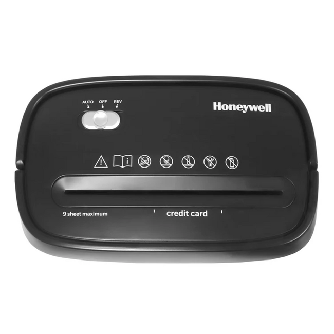 Honeywell Paper Shredder 9-Sheet Cross-Cut 4Gal