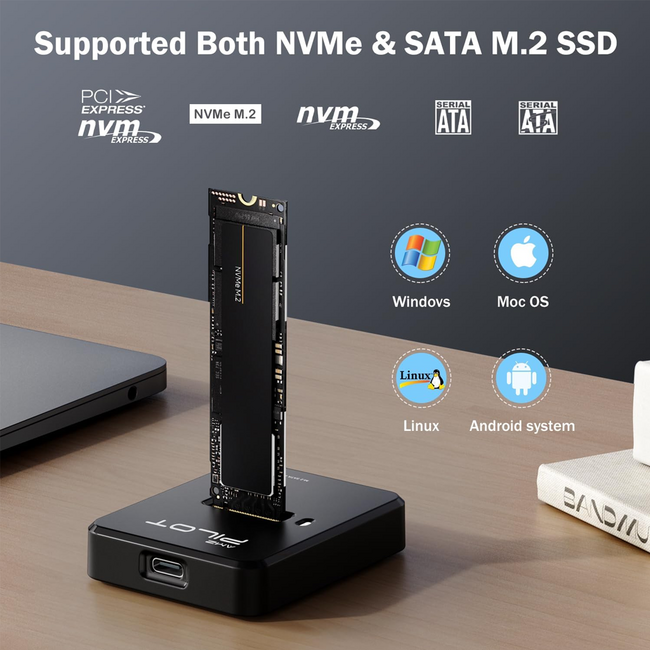 AMZ Pilot M.2 SSD Docking Station Type C