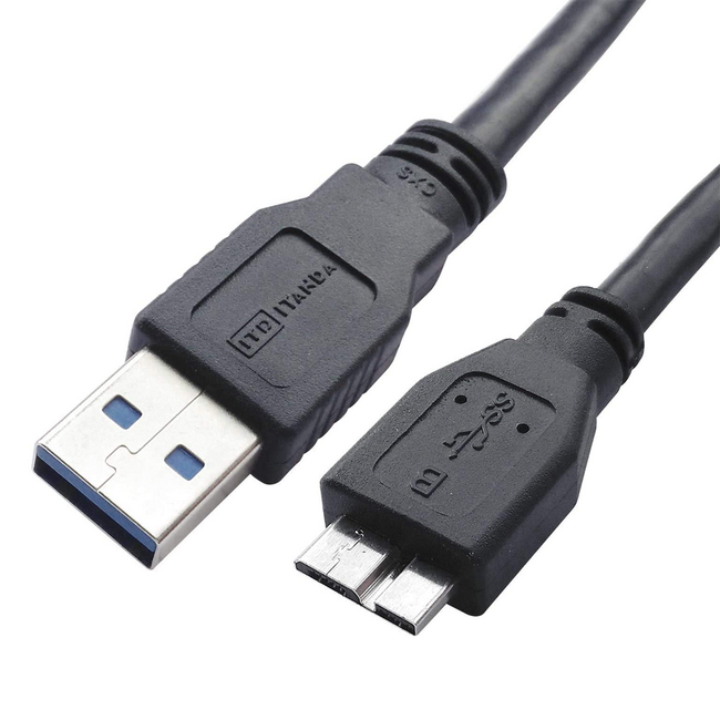 ITD ITANDA USB 3.0 A to Micro B Cable, 3.3FT, Heavy Duty High Speed