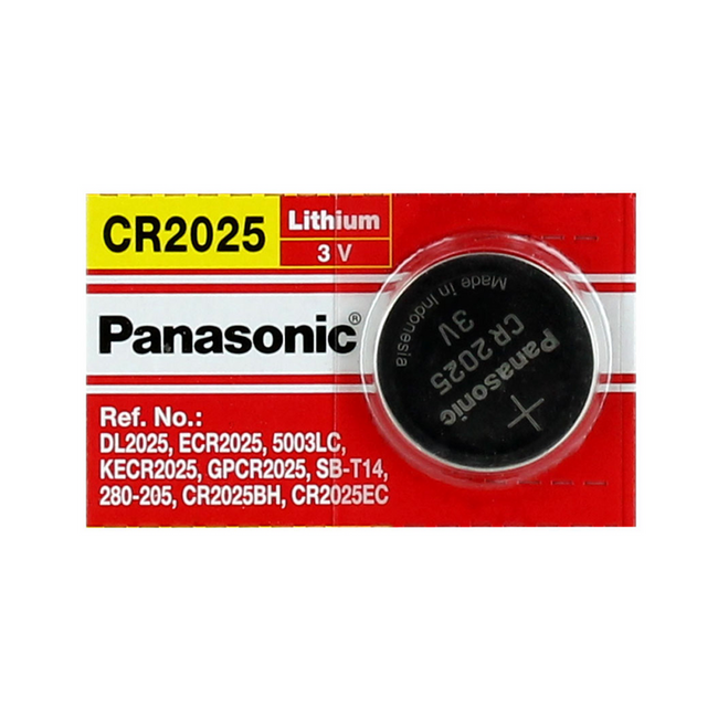 Panasonic CR2025 Lithium Battery 3V