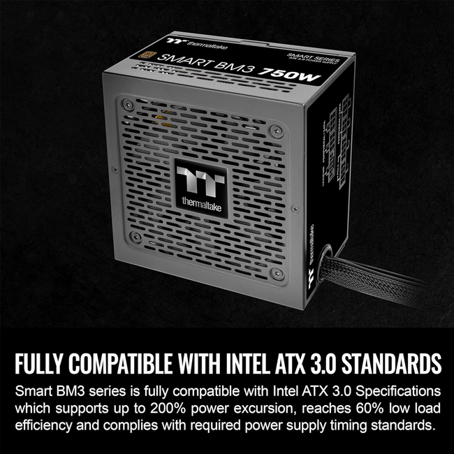 Thermaltake Smart BM3 750W 80Plus Bronze ATX 3.0 & PCIE 5.0
