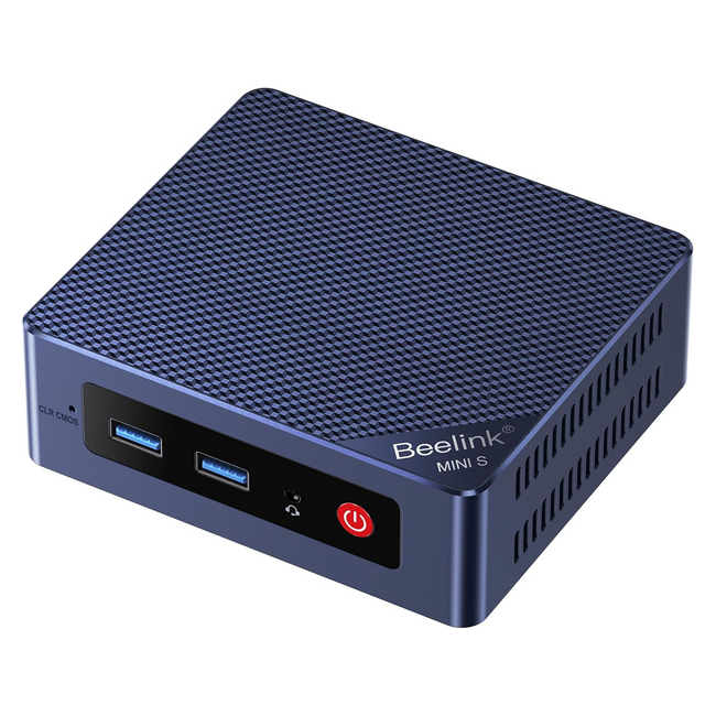 Beelink EQ Mini PC S12 N95 Intel Alder Lake-N95 (up to 3.4GHz),16GB DDR4 500GB M.2 SSD Mini Computer