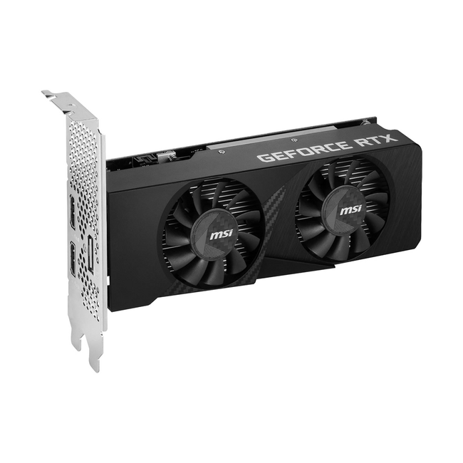 MSI LP GeForce RTX 3050 6GB GDDR6 Graphics Card Low Profile