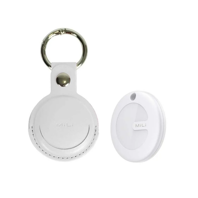 MiLi MiTag Item Finder Apple Only With Keychain White