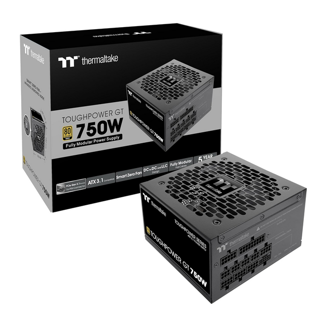 Thermaltake Toughpower GT 750W 80 Plus Gold Modular Power Supply