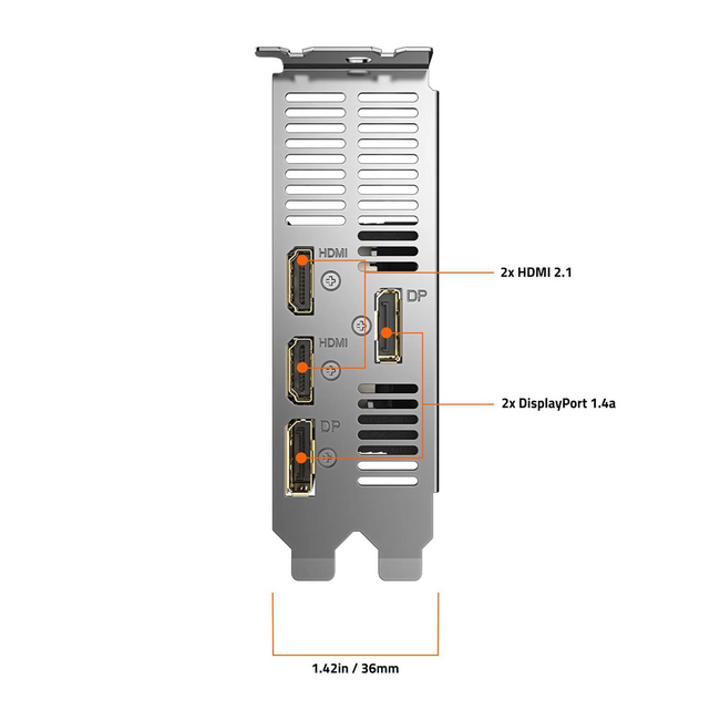 Gigabyte GeForce RTX 3050 LP 6GB 2 Fans