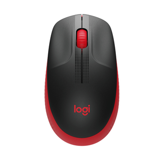 Logitech Logitech M190 Full-size Wireless Mouse Red & Black 910-005904