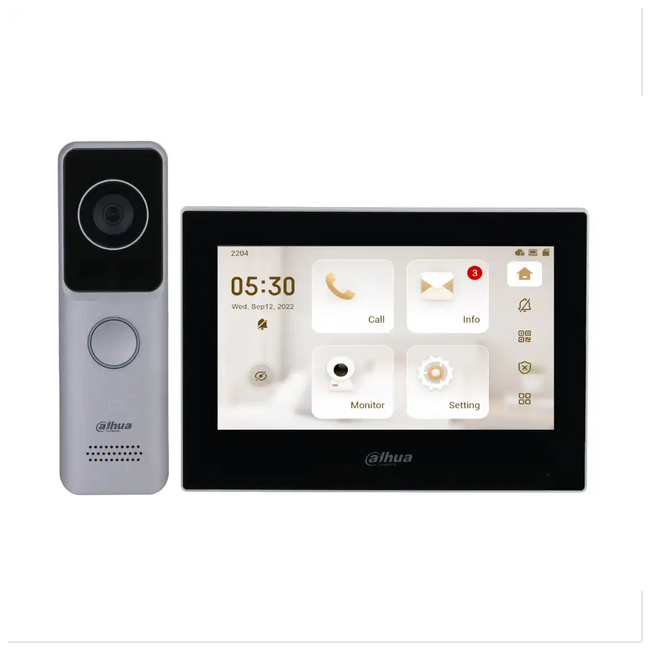 Dahua Wi-Fi Villa Door Station& IP Indoor Monitor DHI-KTW02