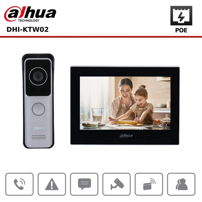 Dahua Wi-Fi Villa Door Station& IP Indoor Monitor DHI-KTW02