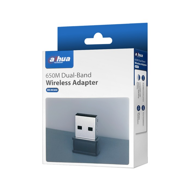 Dahua Dual Band WiFi Adapter 2.4Ghz / 5Ghz DH-NC650