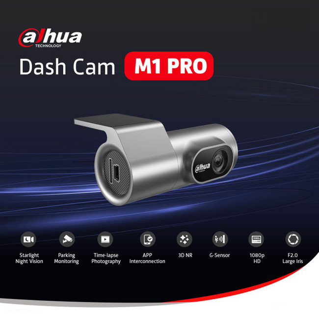 Dahua M1pro Dash Cam with G Sensor