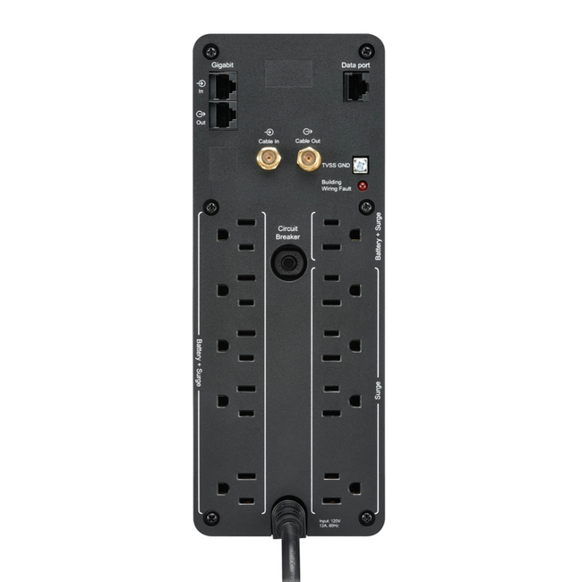 APC 1100VA UPS Backup PRO 120V 10 Outlets (BR1100M2-LM)