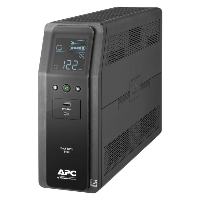 APC 1100VA UPS Backup PRO 120V 10 Outlets (BR1100M2-LM)