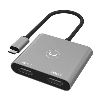 UNNO UNNO Hub / Adapter USB C to Dual HDMI - HB1103GY