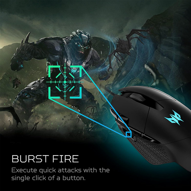 Acer Predator Cestus 315 USB Gaming Mouse with PixArt Sensor