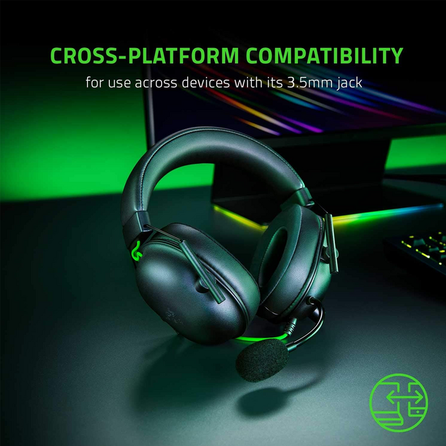 Razer BlackShark V2 X Gaming Headset NASA 7.1 PC,PS4,PS5 3.5mm