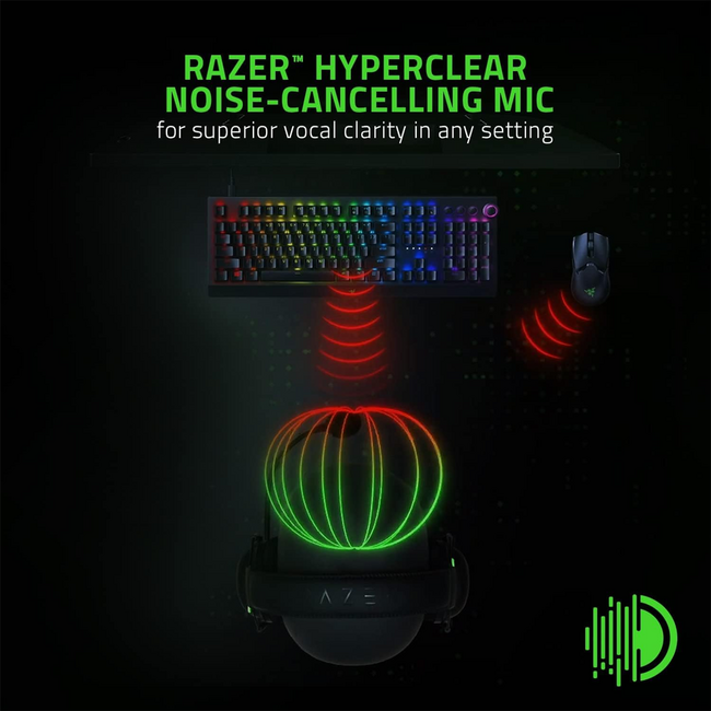 Razer BlackShark V2 X Gaming Headset NASA 7.1 PC,PS4,PS5 3.5mm