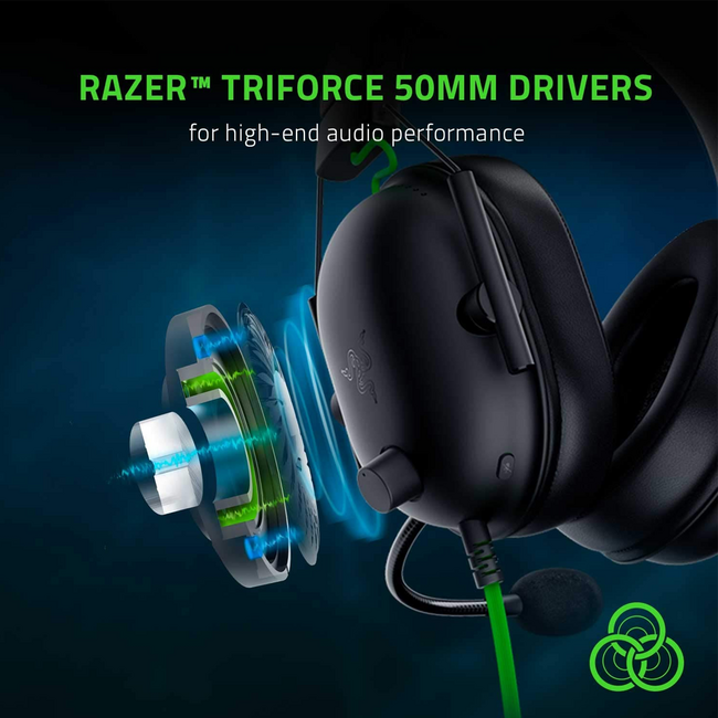 Razer BlackShark V2 X Gaming Headset NASA 7.1 PC,PS4,PS5 3.5mm