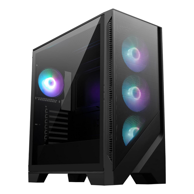 MSI MAG Forge 321R Airflow - Premium Mid-Tower Gaming PC Case