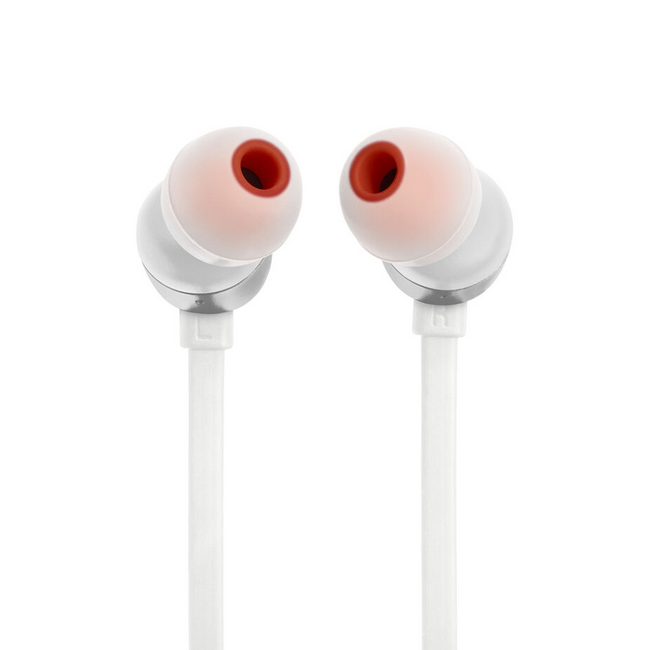 JBL Tune 310C Headphones Wired White Flat Cable Type-C