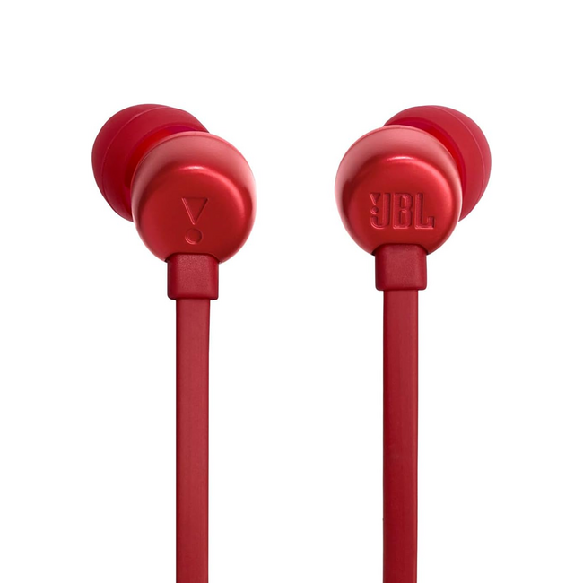 JBL Tune 310C Headphones Wired Red Flat Cable Type-C