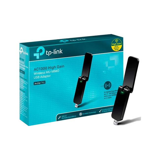 TP-Link Archer T4U USB WiFi Adapter AC1300 867Mbps