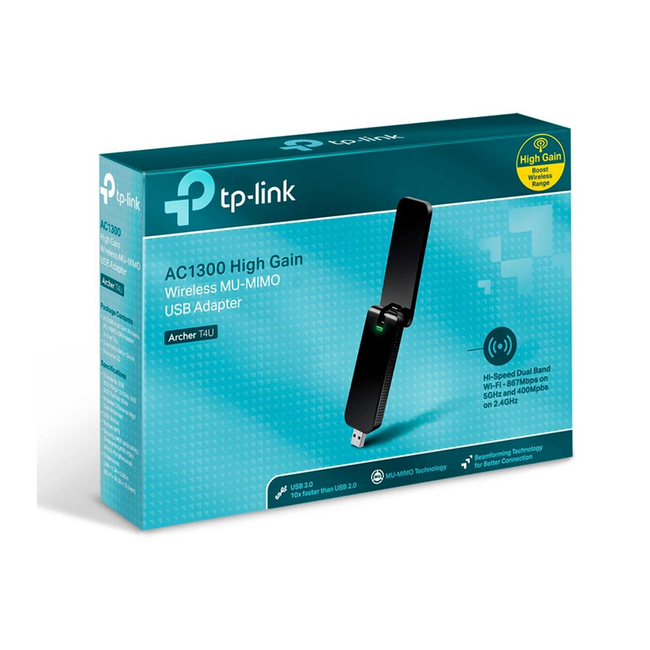 TP-Link Archer T4U USB WiFi Adapter AC1300 867Mbps