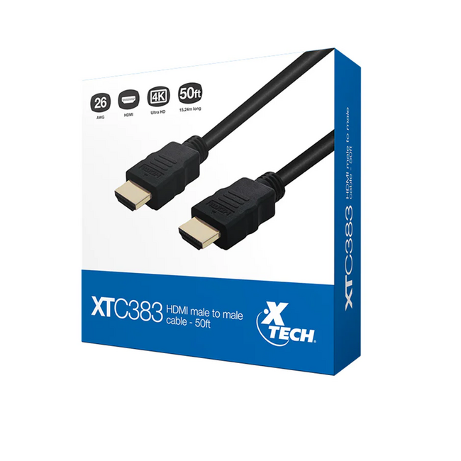 Xtech 50ft HDMI Cable XTC-383