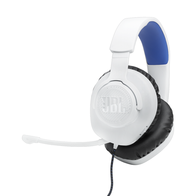 JBL Quantum 100P Playstation Headphones JBLQ100PWHTBLUAM