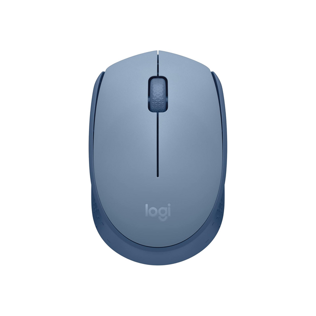 Logitech M170 Wireless Mouse Blue Grey Clamshell 910-006863