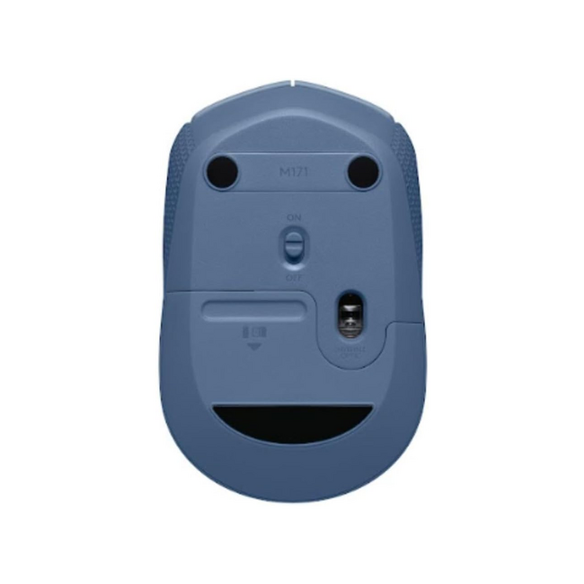 Logitech M170 Wireless Mouse Blue Grey Clamshell 910-006863